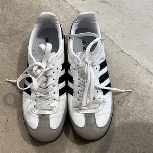 Adidas White and Black Classic Sneakers